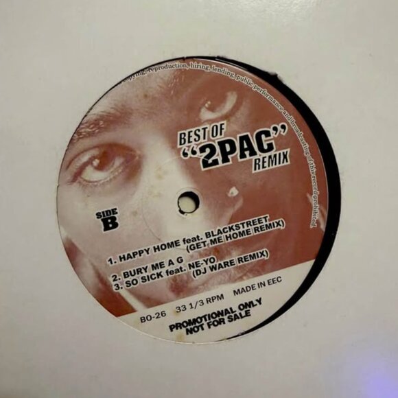 Death Row Records Rare Promo Best of 2Pac Vinyl – 2Pac x Mike Jones (12”) - Picture 3 of 4